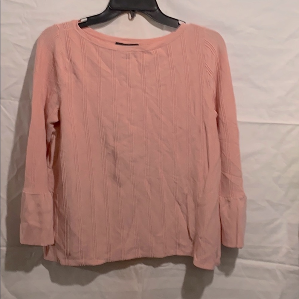 Women’s Ann Taylor LOFT Size M Pink LS Top NTW!